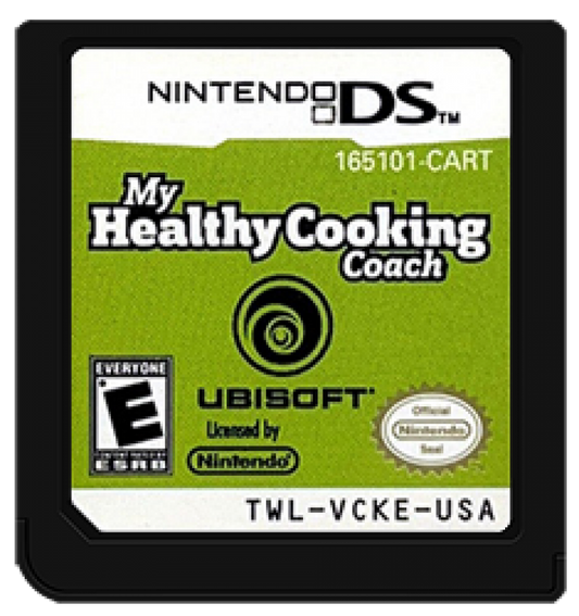My Healthy Cooking Coach cartridge for Nintendo DS (DS) cooking simulation educational video game