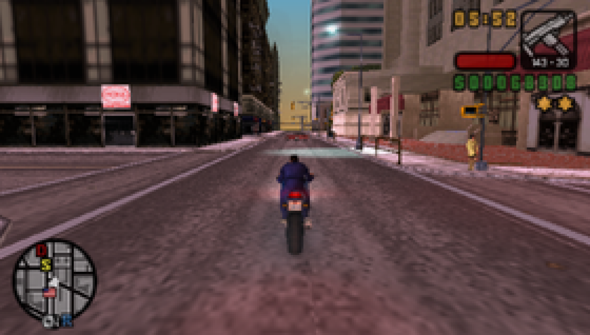 Grand Theft Auto: Liberty City Stories gameplay for PlayStation Portable (PSP) open-world action-adventure video game