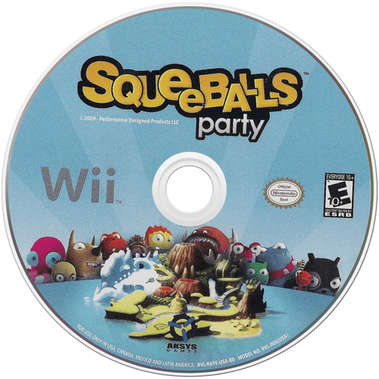 Squeeballs Party – Nintendo Wii (Wii) party mini-game arcade family video game disc