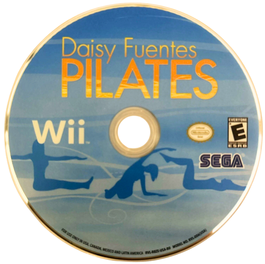Daisy Fuentes Pilates disc for Nintendo Wii (Wii) video game