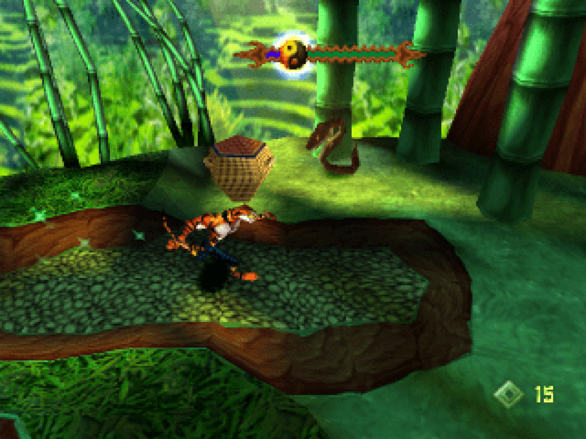 Tai Fu: Wrath of the Tiger gameplay for PlayStation 1 (PS1) action-adventure video game