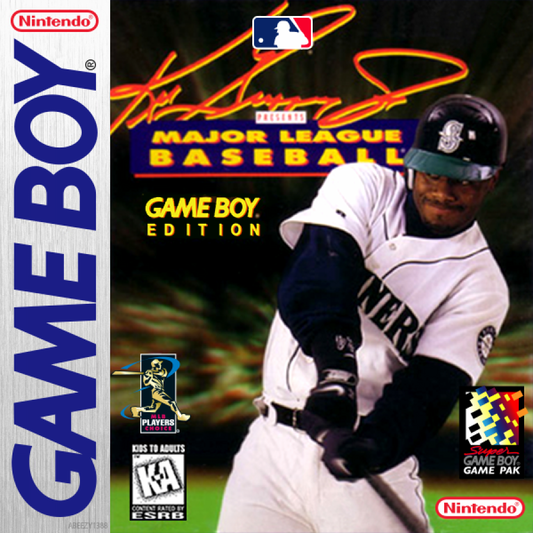 Ken Griffey Jr Presents Major League Baseball cover art for Game Boy (GB) video game