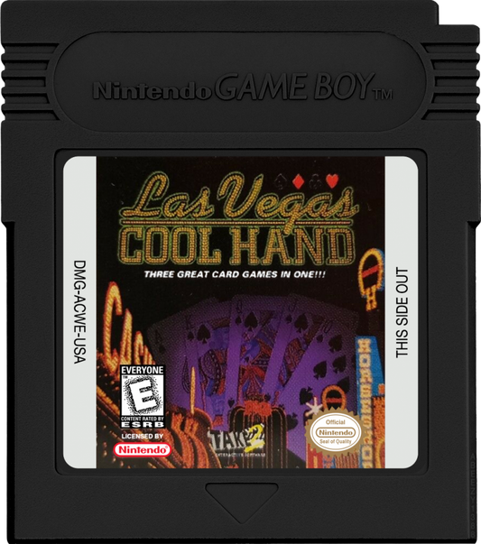 Las Vegas: Cool Hand cartridge for Game Boy Color (GBC) video game