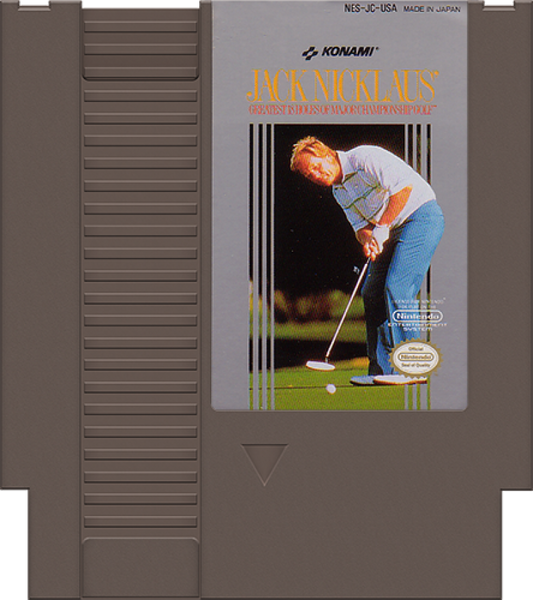 Jack Nicklaus Golf cartridge for Nintendo Entertainment System (NES) retro video game