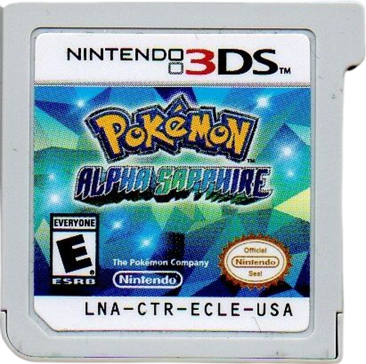 Pokémon Alpha Sapphire cartridge for Nintendo 3DS (3DS) role-playing video game