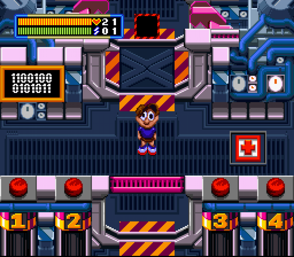 Big Sky Trooper gameplay for Super Nintendo Entertainment System SNES retro video game