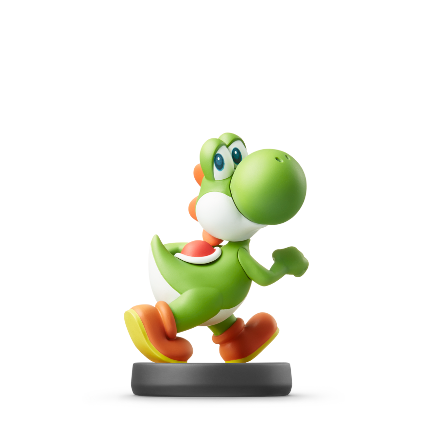 Yoshi Super Smash Bros Amiibo loose Nintendo figure image