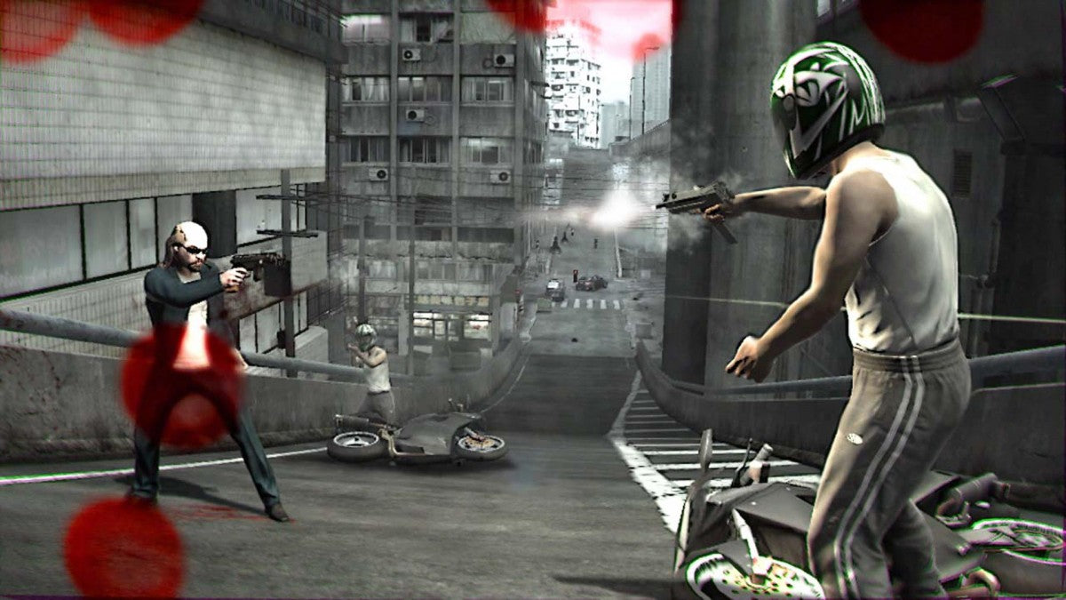 Kane & Lynch 2: Dog Days for PlayStation 3 third person shooter crime action game gritty urban setting co op multiplayer campaign mode intense gunplay gameplay