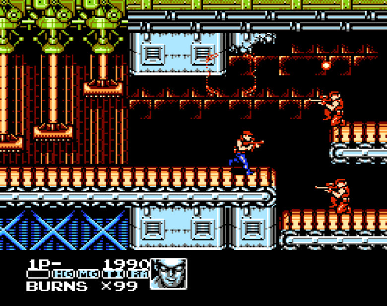 Contra Force Nintendo Entertainment System NES for retro video game enthusiasts featuring run and gun action gameplay side scrolling shooter mechanics cooperative missions intense enemy encounters military themed combat challenging stages and collectible gaming appeal gameplay