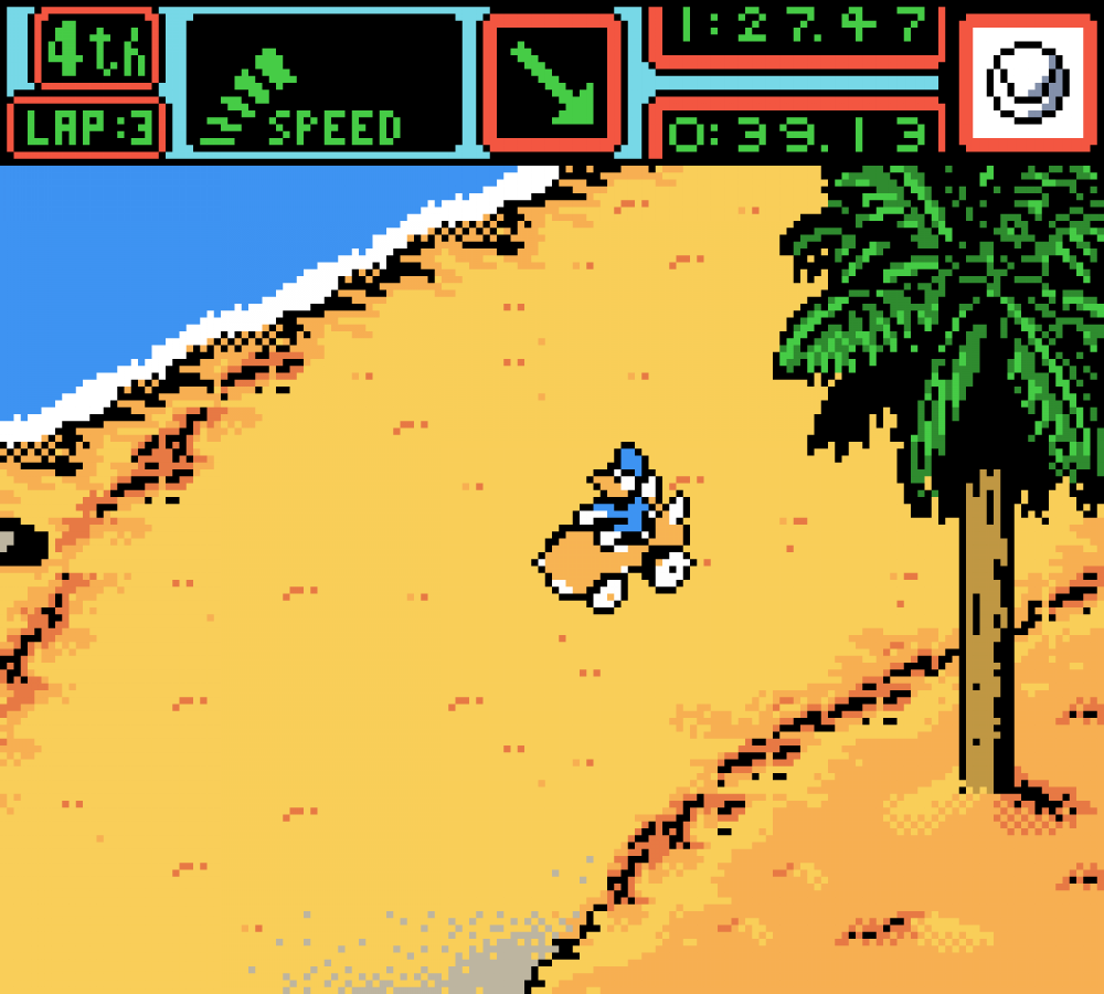 Game Boy Color Mickey’s Speedway USA racing game gameplay