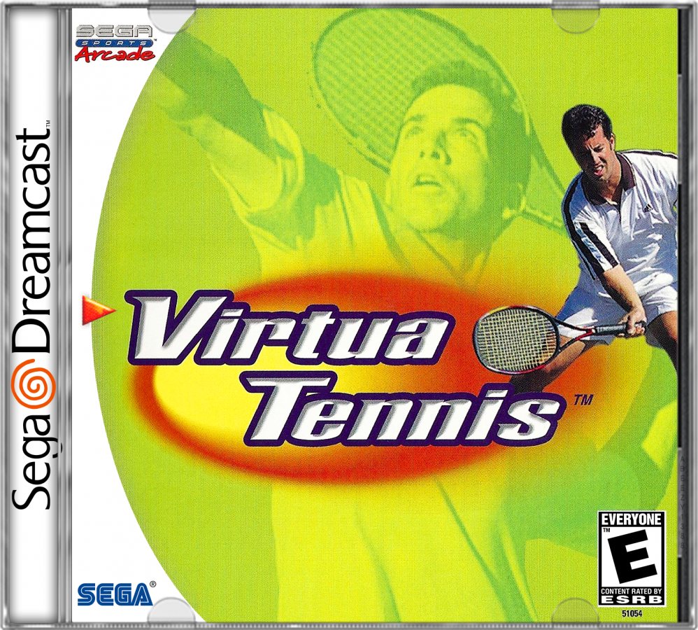 Virtua Tennis cover art for Sega Dreamcast (DC) video game