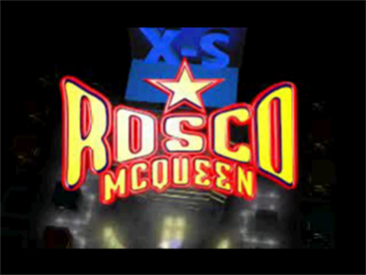 Rosco McQueen: Firefighter Extreme title page for PlayStation 1 (PS1) action video game