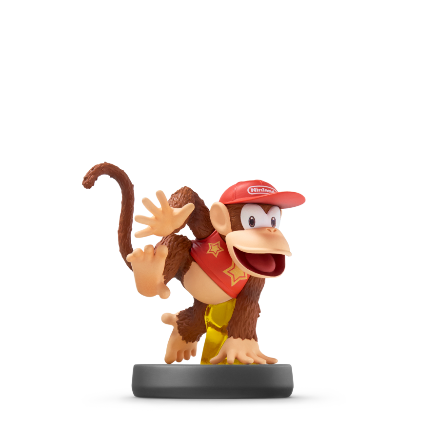Diddy Kong Super Smash Bros Amiibo loose Nintendo figure