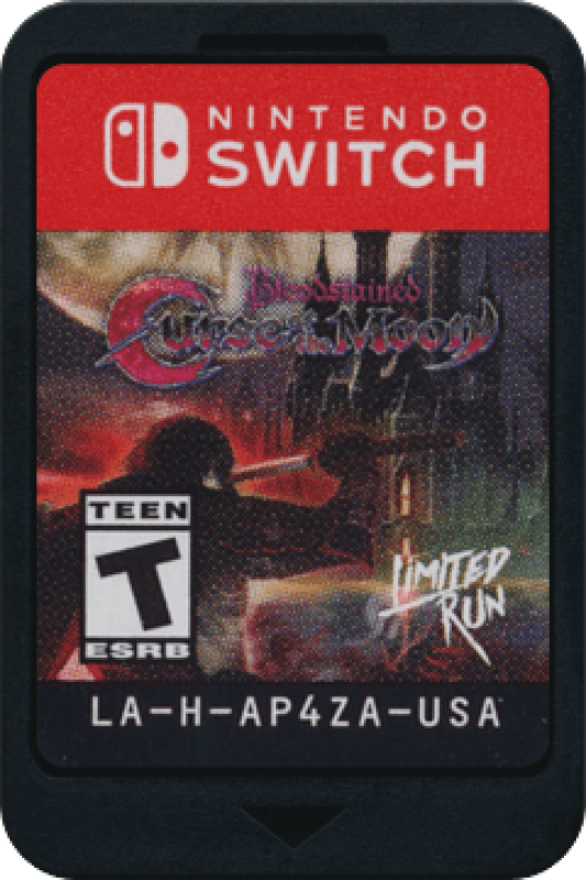 Bloodstained Curse of the Moon Limited Run 31 cartridge for Nintendo Switch NS video game