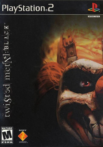 Twisted Metal: Black cover art for PlayStation 2 (PS2) video game