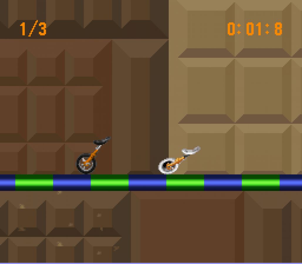 Uniracers gameplay image for Super Nintendo Entertainment System (SNES) retro video game