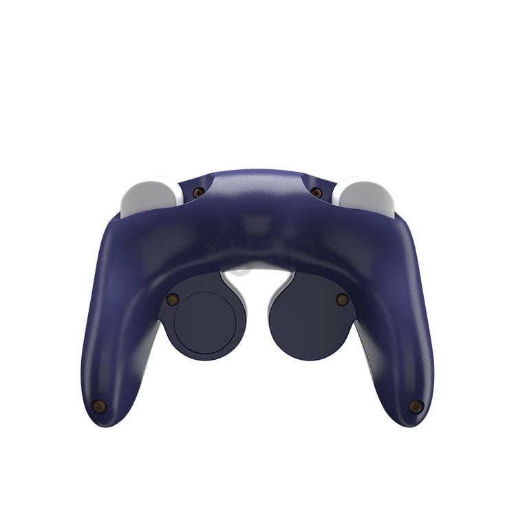 XYAB brand indigo Nintendo GameCube wired controller retro gaming accessory