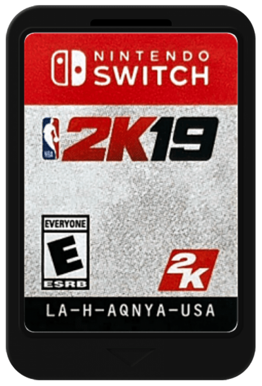NBA 2K19 cartridge for Nintendo Switch (NS) basketball video game