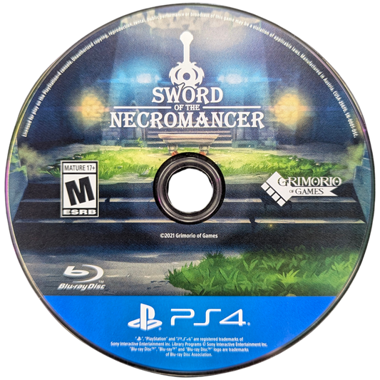 Sword of the Necromancer PlayStation 4 dungeon-crawler action RPG rogue-lite with monster summoning tactical combat reviving defeated enemies as allies procedural dungeons local co-op narrative-driven fantasy Game Studio 发行商 disc