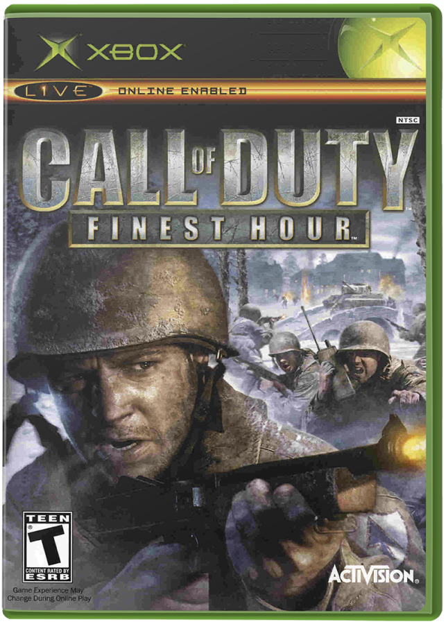 Call of Duty: Finest Hour – Xbox (XBOX) cover art for video game for XBOX