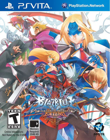 Blazblue: Continuum Shift Extend cover art for PlayStation VITA (PS VITA) video game