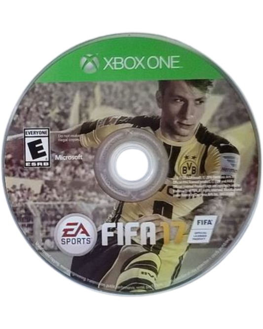 FIFA 17 Xbox One game featuring realistic soccer gameplay, immersive Frostbite engine visuals, and authentic teams and stadiums disc