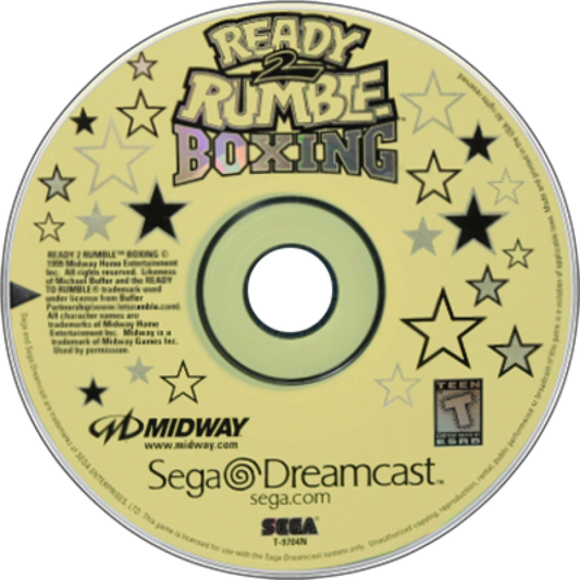 Ready 2 Rumble Boxing disc art for Sega Dreamcast (DC) video game