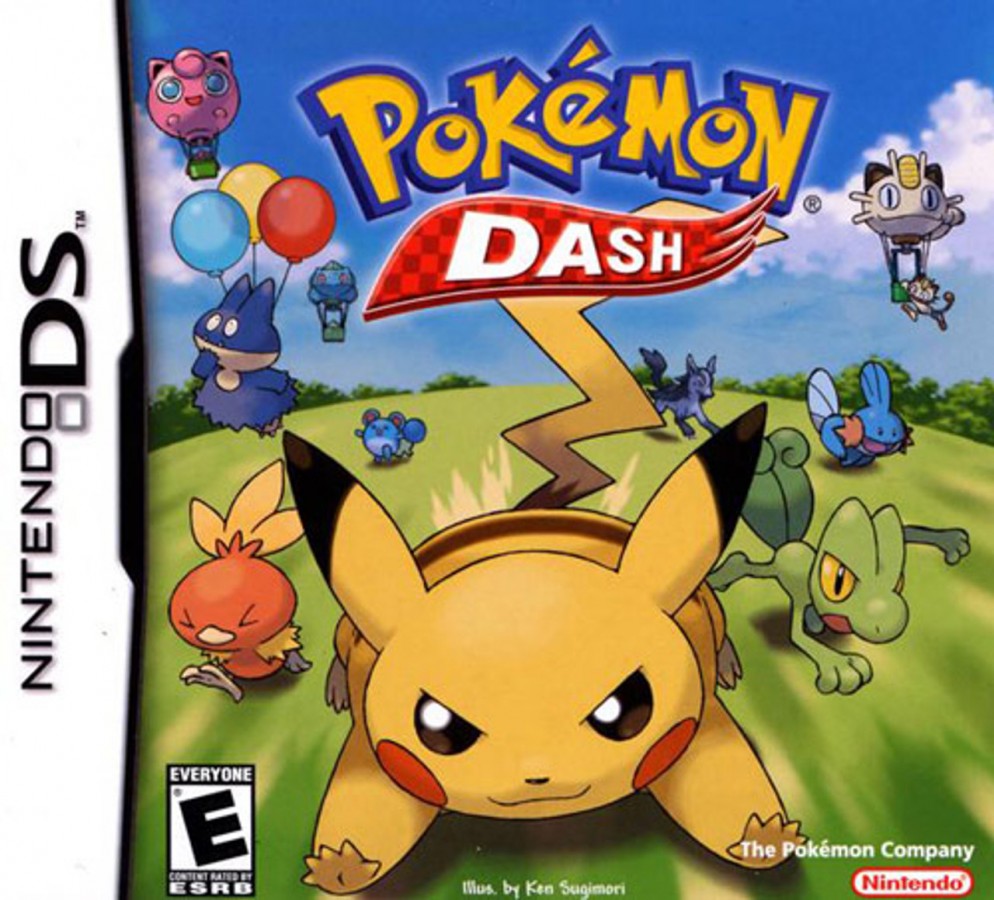 Pokemon Dash cover art for Nintendo DS (DS) video game