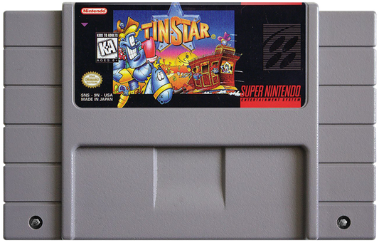Tin Star cartridge for Super Nintendo Entertainment System (SNES) retro video game