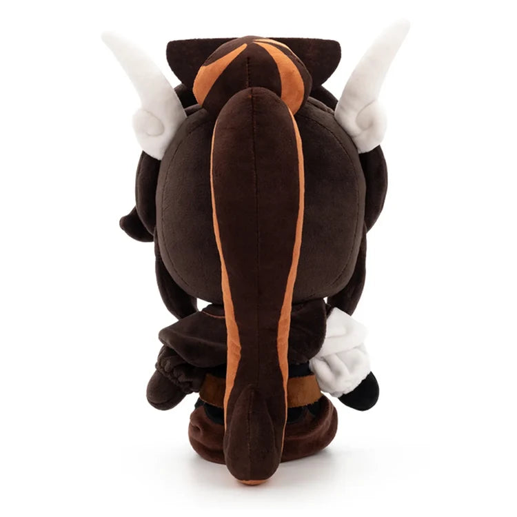 Caramel Arrow Cookie 9 Inch Plush Cookie Run Kingdom collectible plush toy featuring Caramel Arrow Cookie character archer design caramel themed colors signature arrow weapon fantasy cookie styling soft stuffed figure 9 inch display size mobile game merchandise plush toy collection shelf decor fan gift and collectible appeal