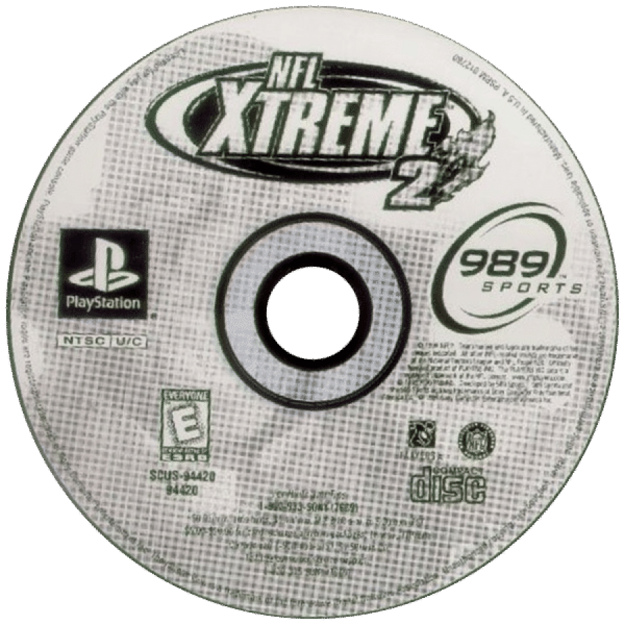 NFL Xtreme 2 disc for PlayStation 1 (PS1) video game