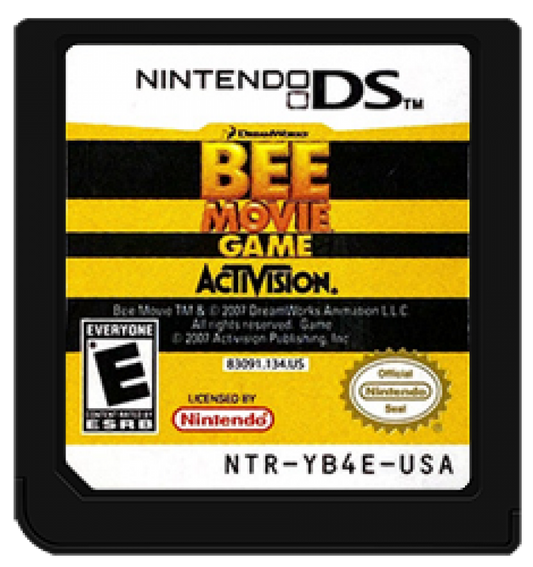 Bee Movie: The Game cartridge for Nintendo DS (DS) animated movie-based adventure video game