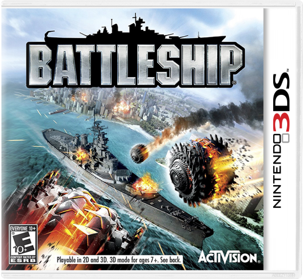 Battleship cover art for Nintendo 3DS 3DS video game