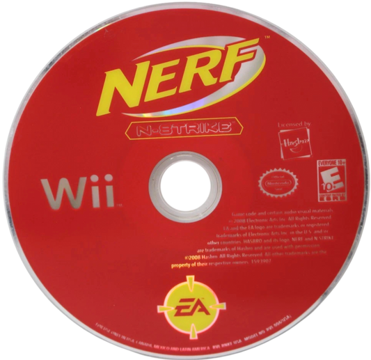 NERF N-Strike – Nintendo Wii (Wii) first-person foam blaster shooter action video game disc