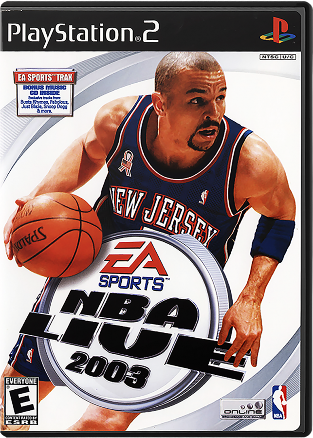 NBA Live 2003 cover art for PlayStation 2 (PS2) video game