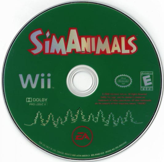 SimAnimals – Nintendo Wii (Wii) animal life simulation adventure video game disc