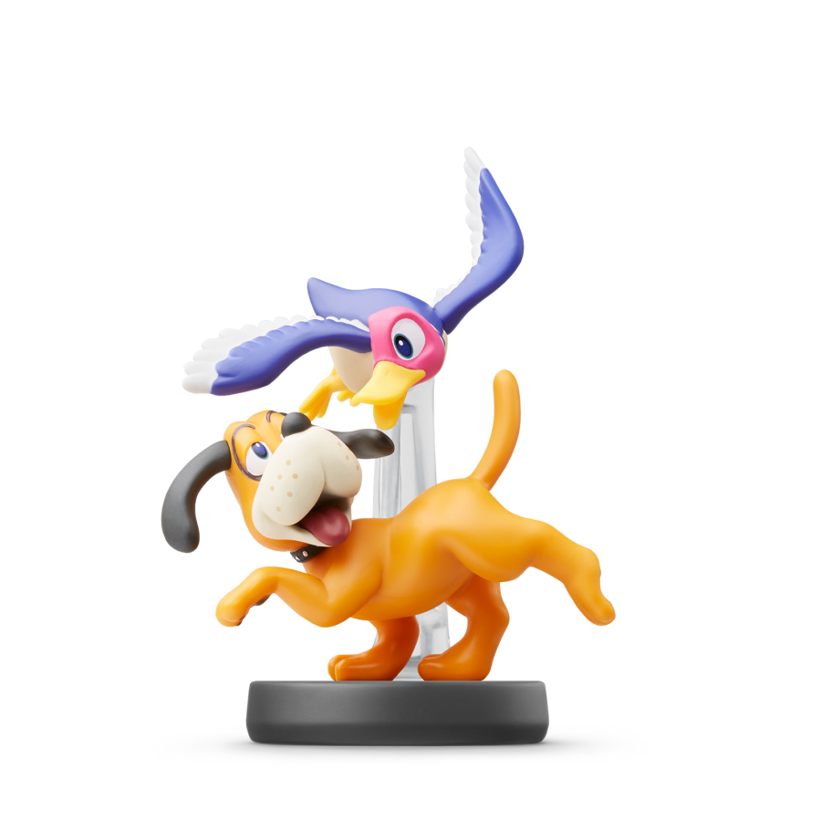 Duck Hunt Super Smash Bros Amiibo loose Nintendo figure