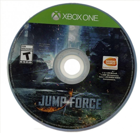 Jump Force disc for Xbox One (XONE) anime crossover fighting video game