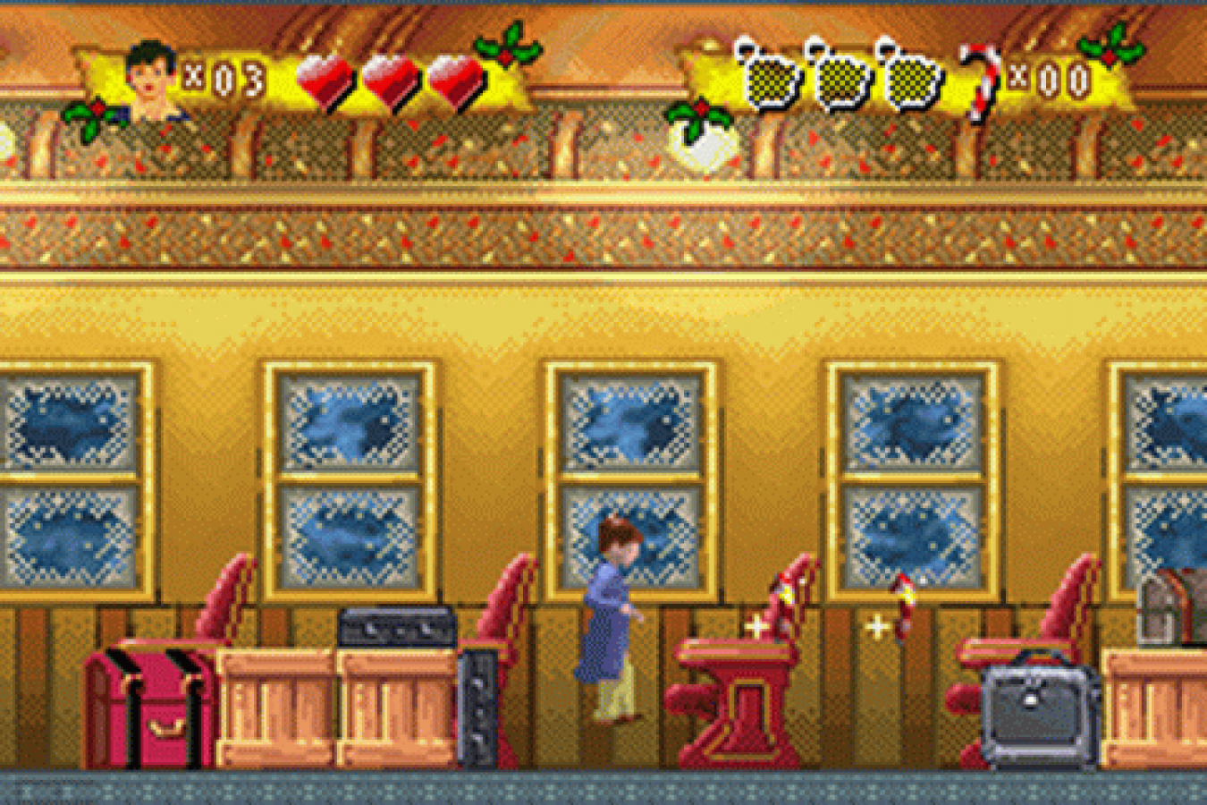 The Polar Express gameplay for Game Boy Advance (GBA) video game