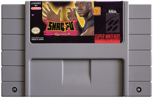 Shaq Fu cartridge for Super Nintendo Entertainment System (SNES) retro video game