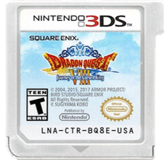 Dragon Quest VII: Journey of the Cursed King cartridge for Nintendo DS (DS) RPG adventure video game
