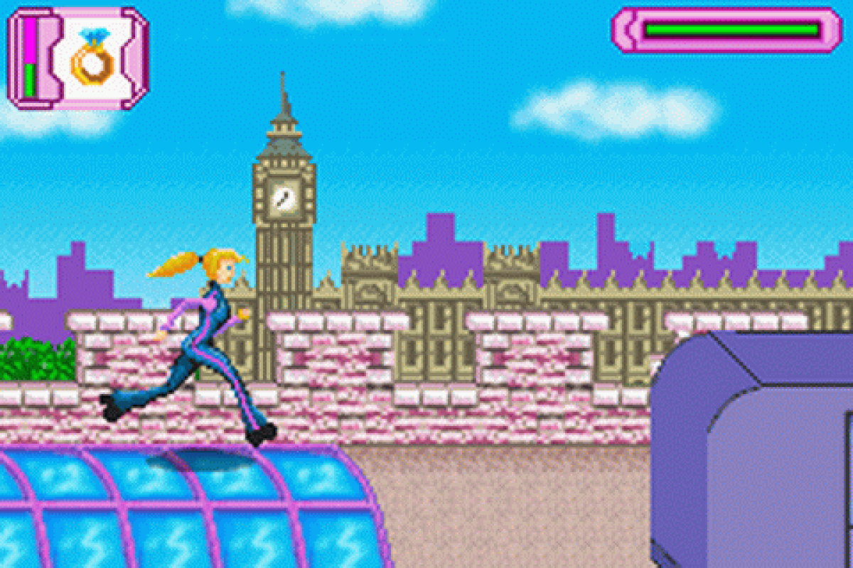 Game Boy Advance Barbie Secret Agent adventure game gameplay