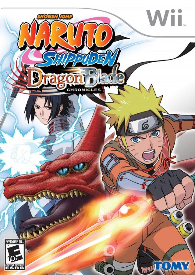 Naruto Shippuden: Dragon Blade Chronicles cover art for Nintendo Wii (Wii) video game