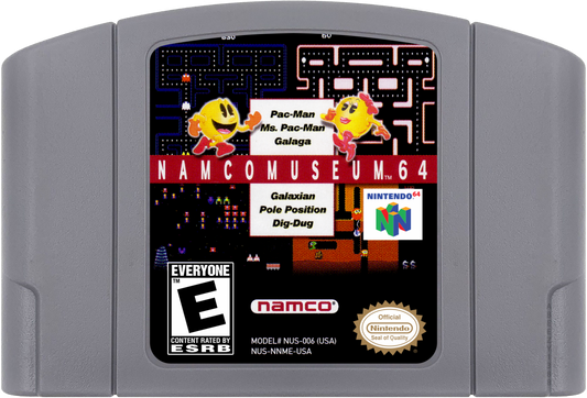 Namco Museum 64 cartridge for Nintendo 64 N64 video game