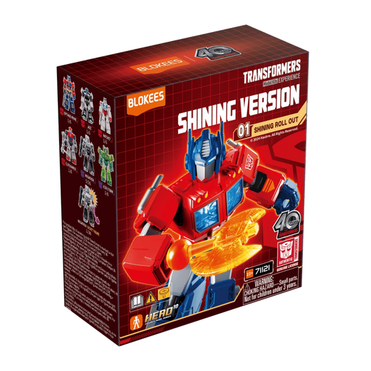 Blokees Transformer Set Shining Version 01 Roll Out 1985 Figure Blind Box Collectible Autobot Decepticon Complete Collection
