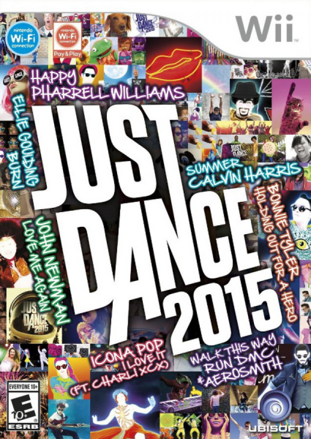 Just Dance 2015 cover art for Nintendo Wii (Wii) video game