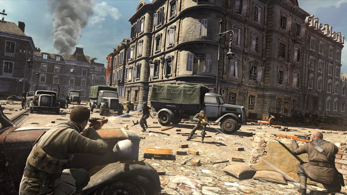 Sniper Elite V2 gameplay for Nintendo Wii U (WiiU) video game.