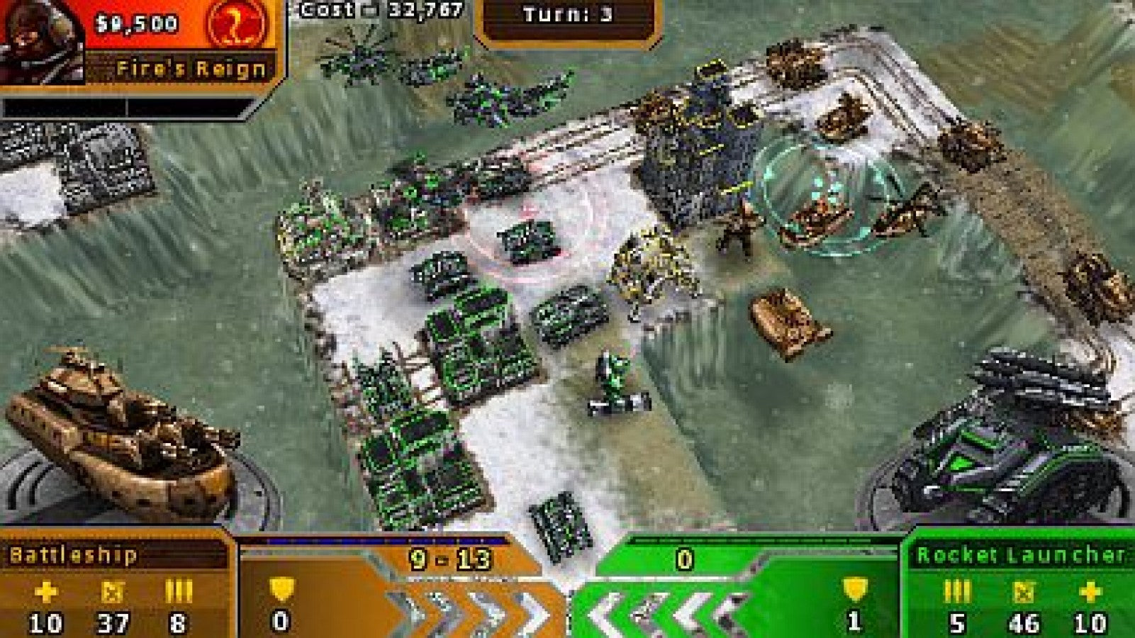 Field Commander – PlayStation Portable (PSP) gameplay for turn-based strategy video game