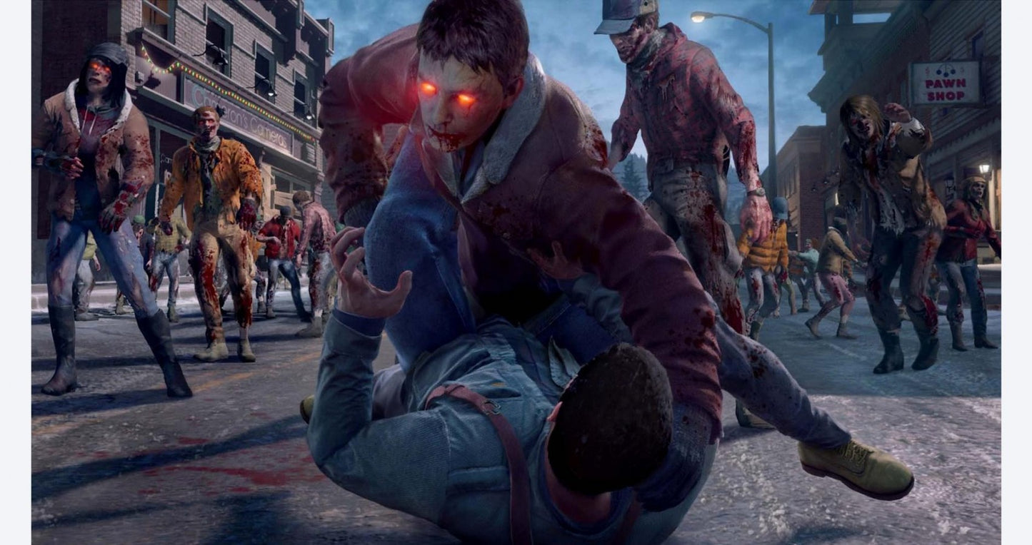 Dead Rising 4 for Xbox One, gameplay image for an action-adventure survival horror video game
