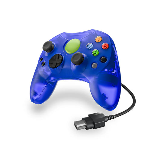WARDEN Wired Controller for Original Xbox featuring ergonomic gamepad design responsive analog sticks precision buttons durable wired connection compatible with Original Xbox consoles comfortable gameplay and collectible gaming appeal controller
